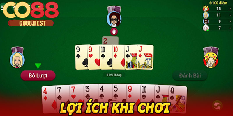 Lợi ích khi chơi Tiến Lên Miền Nam CO88